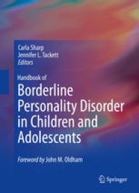 cover of the book Handbook of Borderline Personality Disorder in Children and Adolescents