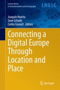 cover of the book Connecting a Digital Europe Through Location and Place