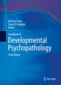 cover of the book Handbook of Developmental Psychopathology