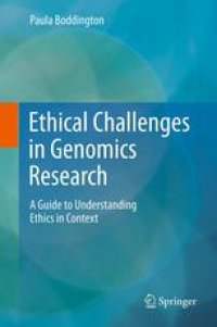 cover of the book Ethical Challenges in Genomics Research: A Guide to Understanding Ethics in Context