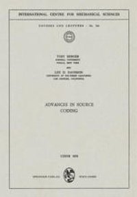 cover of the book Advances in Source Coding