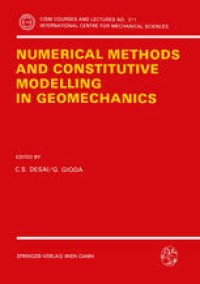 cover of the book Numerical Methods and Constitutive Modelling in Geomechanics