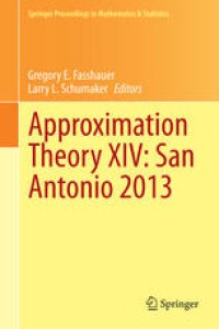 cover of the book Approximation Theory XIV: San Antonio 2013