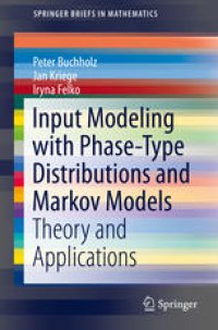 cover of the book Input Modeling with Phase-Type Distributions and Markov Models: Theory and Applications