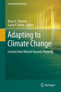 cover of the book Adapting to Climate Change: Lessons from Natural Hazards Planning