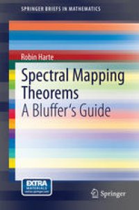 cover of the book Spectral Mapping Theorems: A Bluffer's Guide