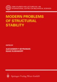 cover of the book Modern Problems of Structural Stability