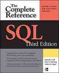 cover of the book SQL, the complete reference