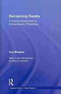 cover of the book Reclaiming reality : a critical introduction to contemporary philosophy