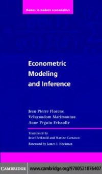 cover of the book Econometric Modeling and Inference