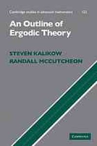 cover of the book An outline of ergodic theory