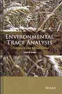 cover of the book Environmental trace analysis : techniques and applications