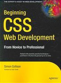 cover of the book Beginning CSS web development : from novice to professional