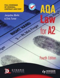 cover of the book AQA law for A2