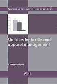 cover of the book Statistics for textiles and apparel management