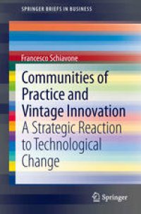 cover of the book Communities of Practice and Vintage Innovation: A Strategic Reaction to Technological Change