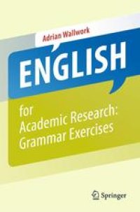 cover of the book English for Academic Research: Grammar Exercises