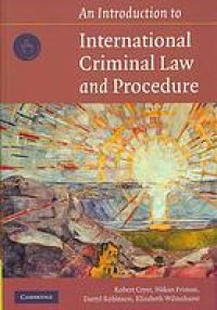 cover of the book An introduction to international criminal law and procedure