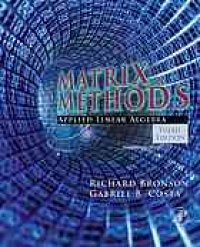 cover of the book Matrix methods : applied linear algebra