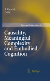 cover of the book Causality, meaningful complexity and embodied cognition