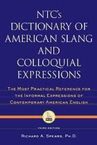 cover of the book NTC's dictionary of American slang and colloquial expressions