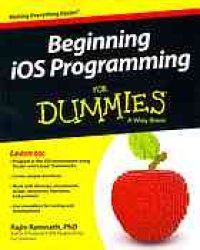 cover of the book Beginning iOS programming for dummies