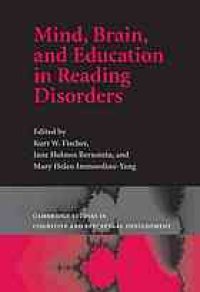 cover of the book Mind, brain, and education in reading disorders