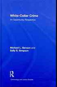 cover of the book White-collar crime : an opportunity perspective