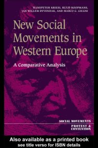 cover of the book New social movements in Western Europe : a comparative analysis