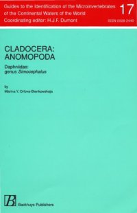 cover of the book Cladocera, Anomopoda : Daphniidae, genus Simocephalus