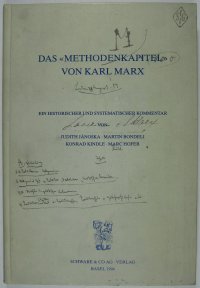 cover of the book Das «Methodenkapitel» von Karl Marx. Ein historischer und systematischer Kommentar