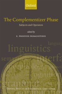 cover of the book The Complementiser Phase: Subjects and Operators