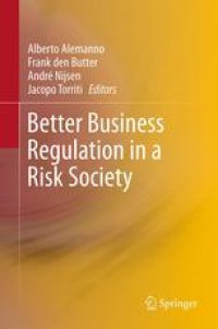 cover of the book Better business regulation in a risk society