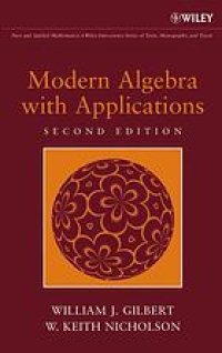 cover of the book Modern algebra with applications