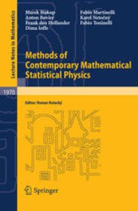 cover of the book Methods of Contemporary Mathematical Statistical Physics