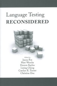 cover of the book Language Testing Reconsidered