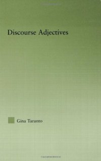 cover of the book Discourse Adjectives