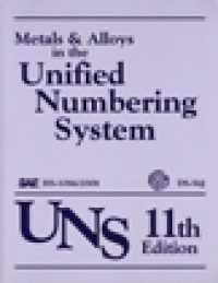 cover of the book Metals and Alloys in the Unified Numbering System