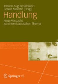 cover of the book Handlung: Neue Versuche zu einem klassischen Thema