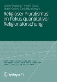 cover of the book Religiöser Pluralismus im Fokus quantitativer Religionsforschung