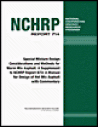 cover of the book Special Mixture Design Considerations and Methods for Warm Mix Asphalt - A Supplement to NCHRP Report 673 - A Manual for Design of Hot Mix Asphalt with Commentary