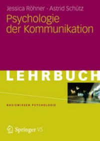 cover of the book Psychologie der Kommunikation