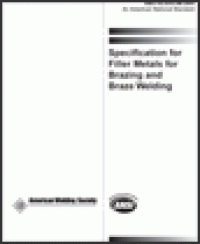 cover of the book Specification for Filler Metals for Brazing and Braze Welding