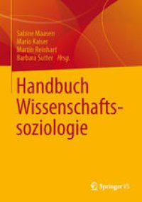 cover of the book Handbuch Wissenschaftssoziologie