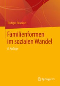 cover of the book Familienformen im sozialen Wandel