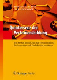 cover of the book Quintessenz der Vertrauensbildung