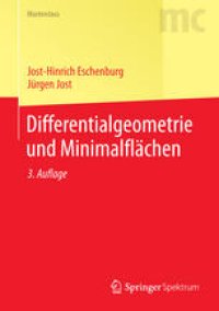 cover of the book Differentialgeometrie und Minimalflächen