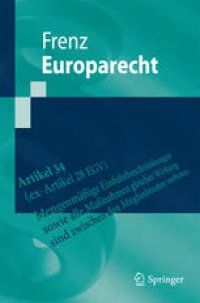 cover of the book Europarecht