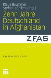 cover of the book Zehn Jahre Deutschland in Afghanistan