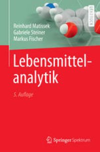 cover of the book Lebensmittelanalytik